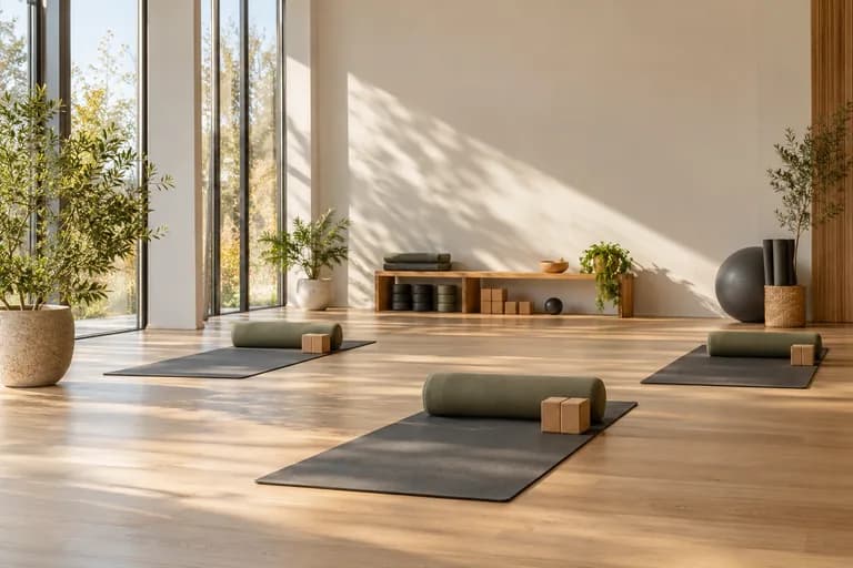 Bookings for yoga and pilates studios: places, teachers and private sessions